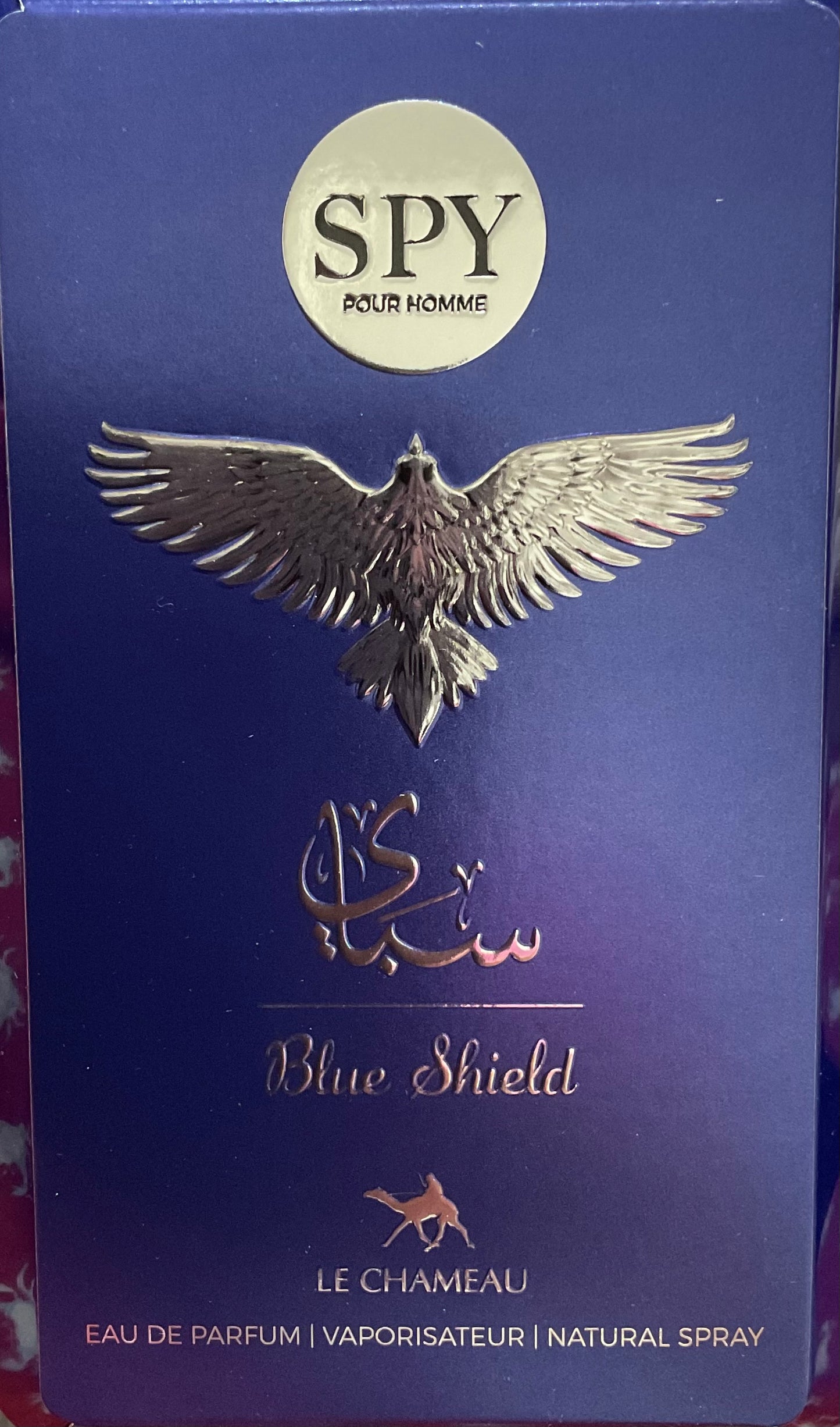 Spy Pour Homme Blue Shield Le Chameau Eau de Parfum 3.0oz Made in UAE