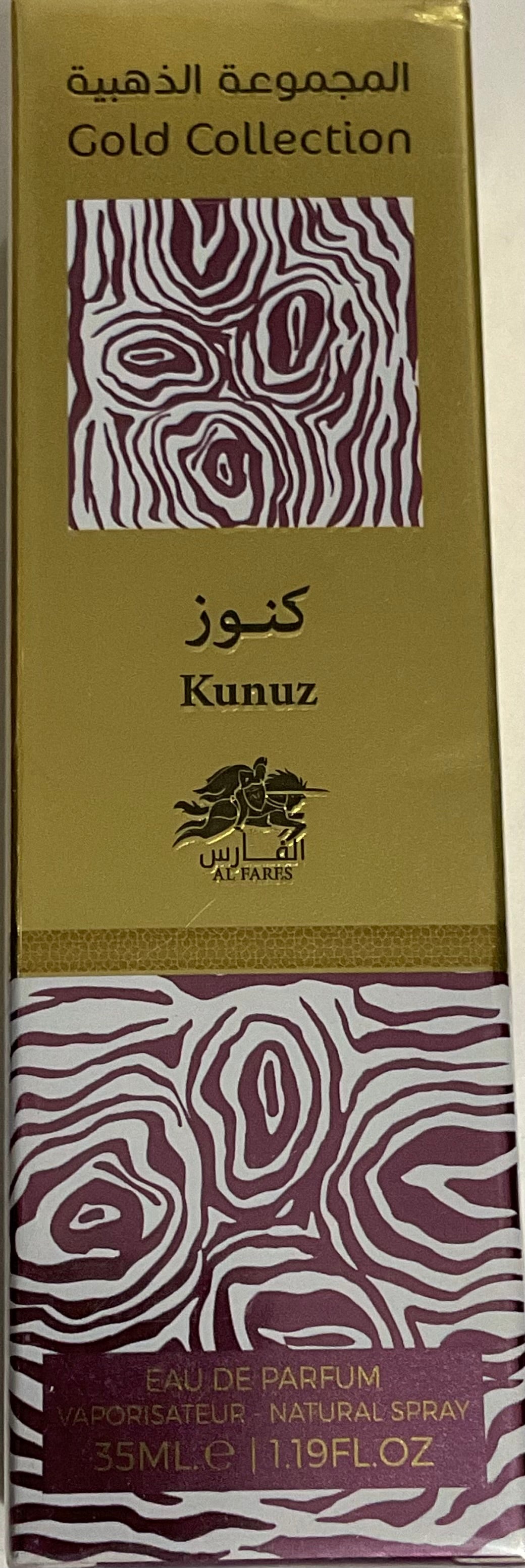Kunuz Gold Collection Emper Eau de Parfum 1.19oz Made in UAE