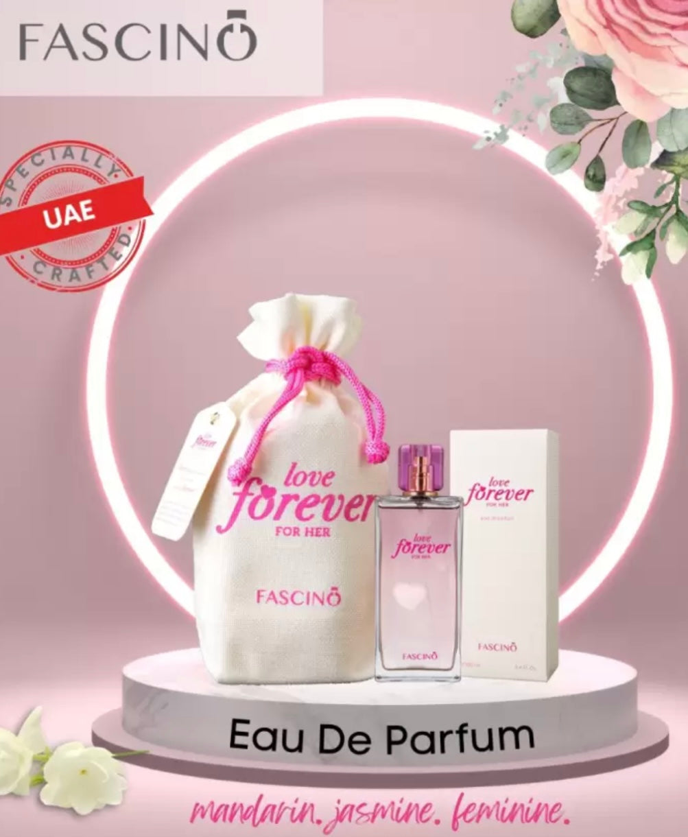 Love Forever For Her Fascino Eau de Parfum 3.4oz Made in UAE