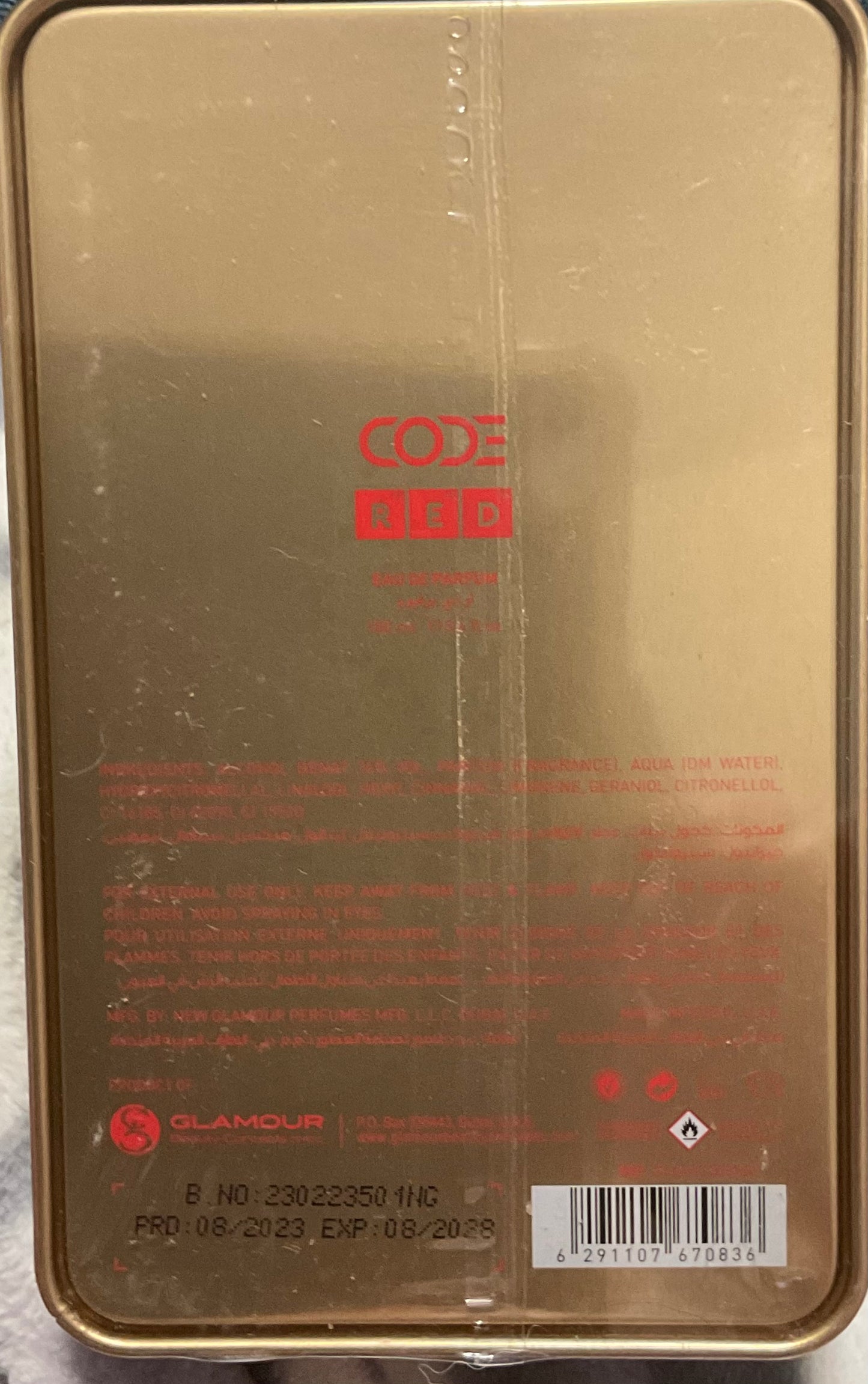 Red Code Fascino Eau de Parfum 3.4oz Made in UAE