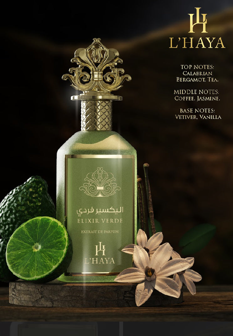 Elixir Verde L’Haya Extrait de Parfum 3.4oz Made in UAE