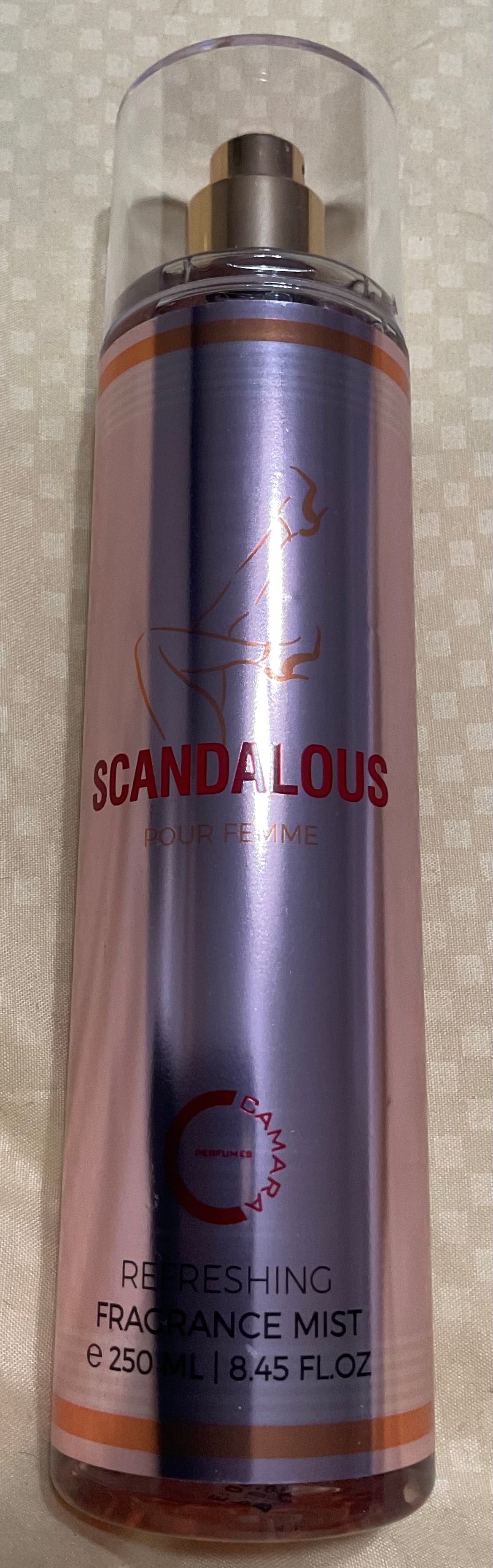 Scandalous Pour Femme Camara Fragance Mist 8.45oz Made in UAE