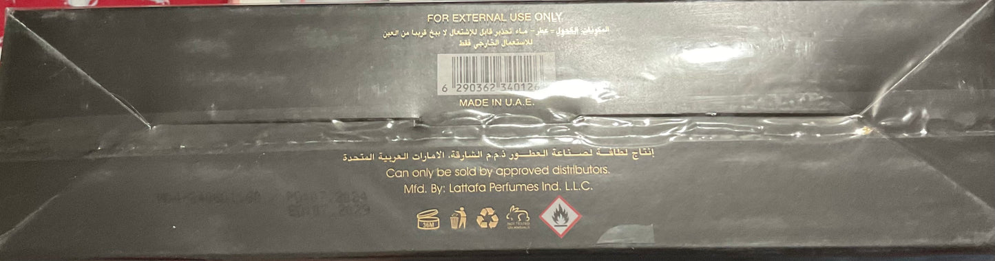 Asad Set Lattafa Eau de Parfum 3.4oz Made in UAE