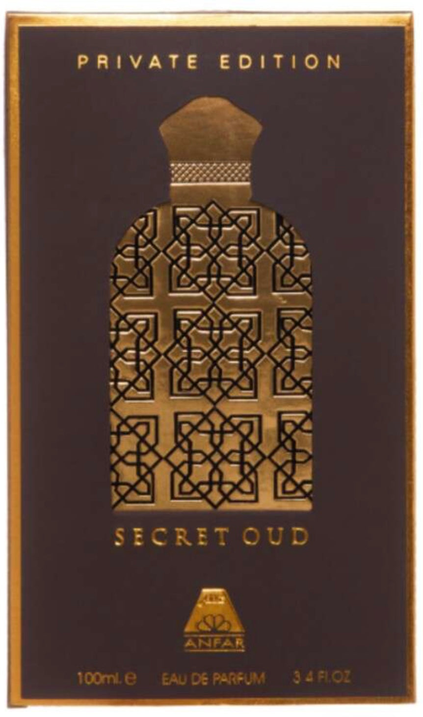 Secret Oud Anfar EAU de Parfum 3.4 oz Made in UAE