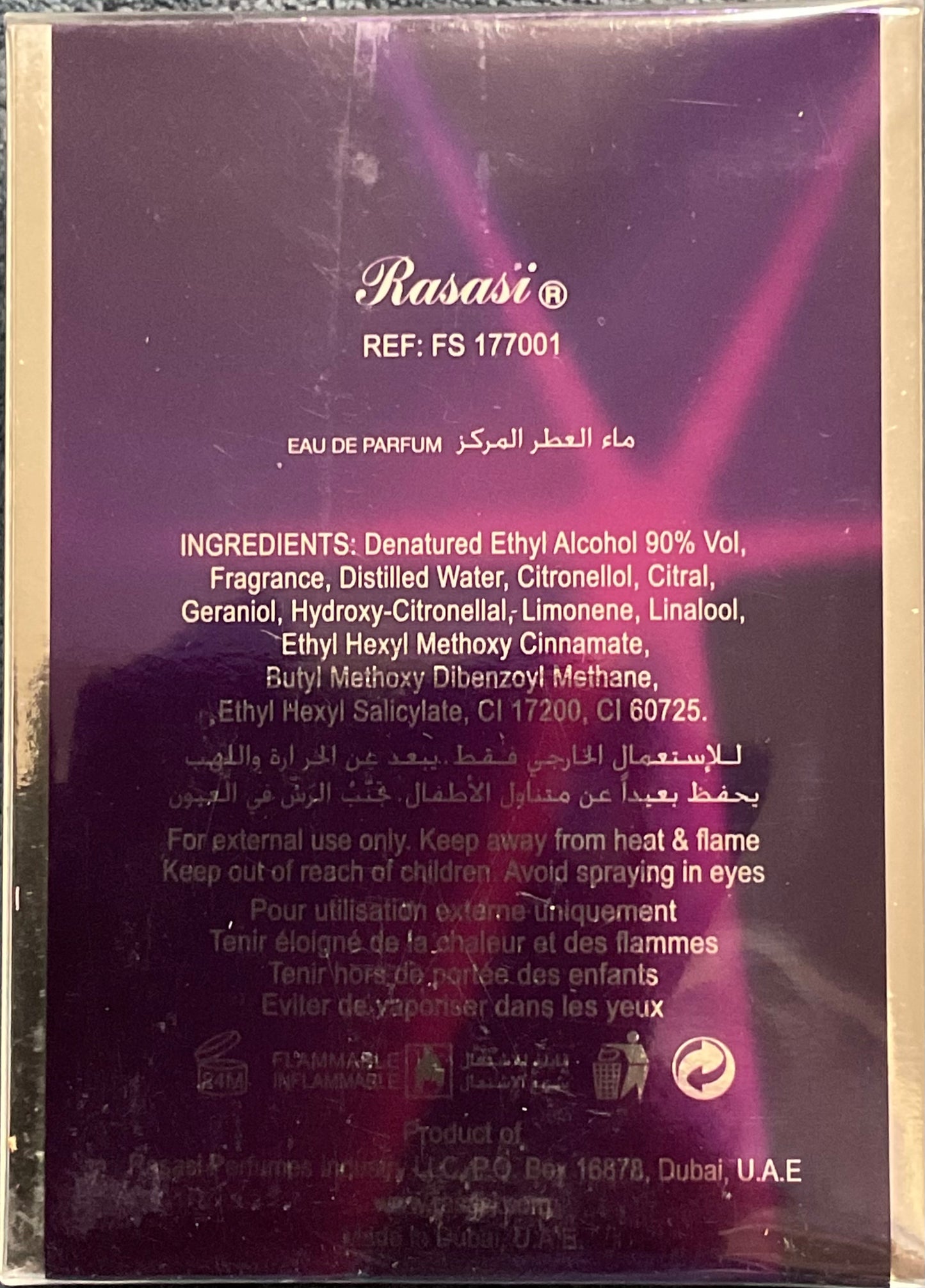 Daarej Pour Femme Rasasi Eau de Parfum 3.4oz Made in UAE