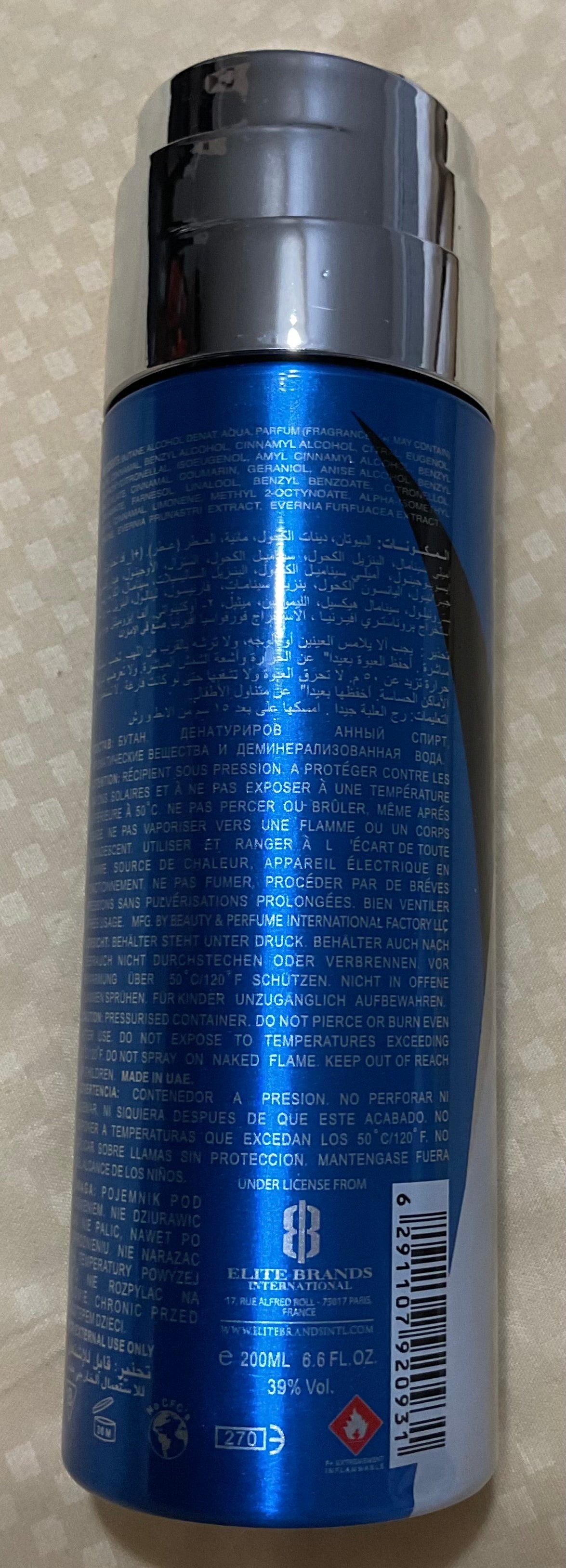 Surf Pour Homme Mirada Perfumed spray 6.6oz Made in UAE