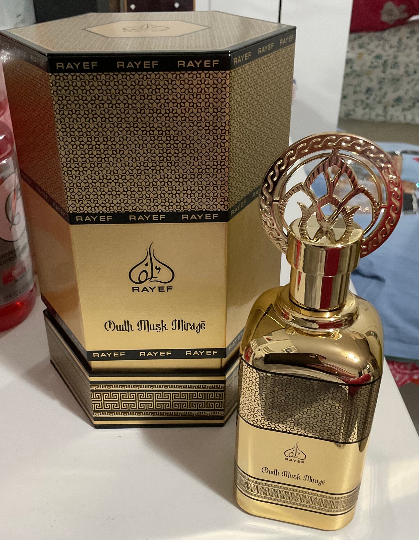 Oudh Musk Mirage Rayef Eau de Parfum 3.4oz Made in UAE