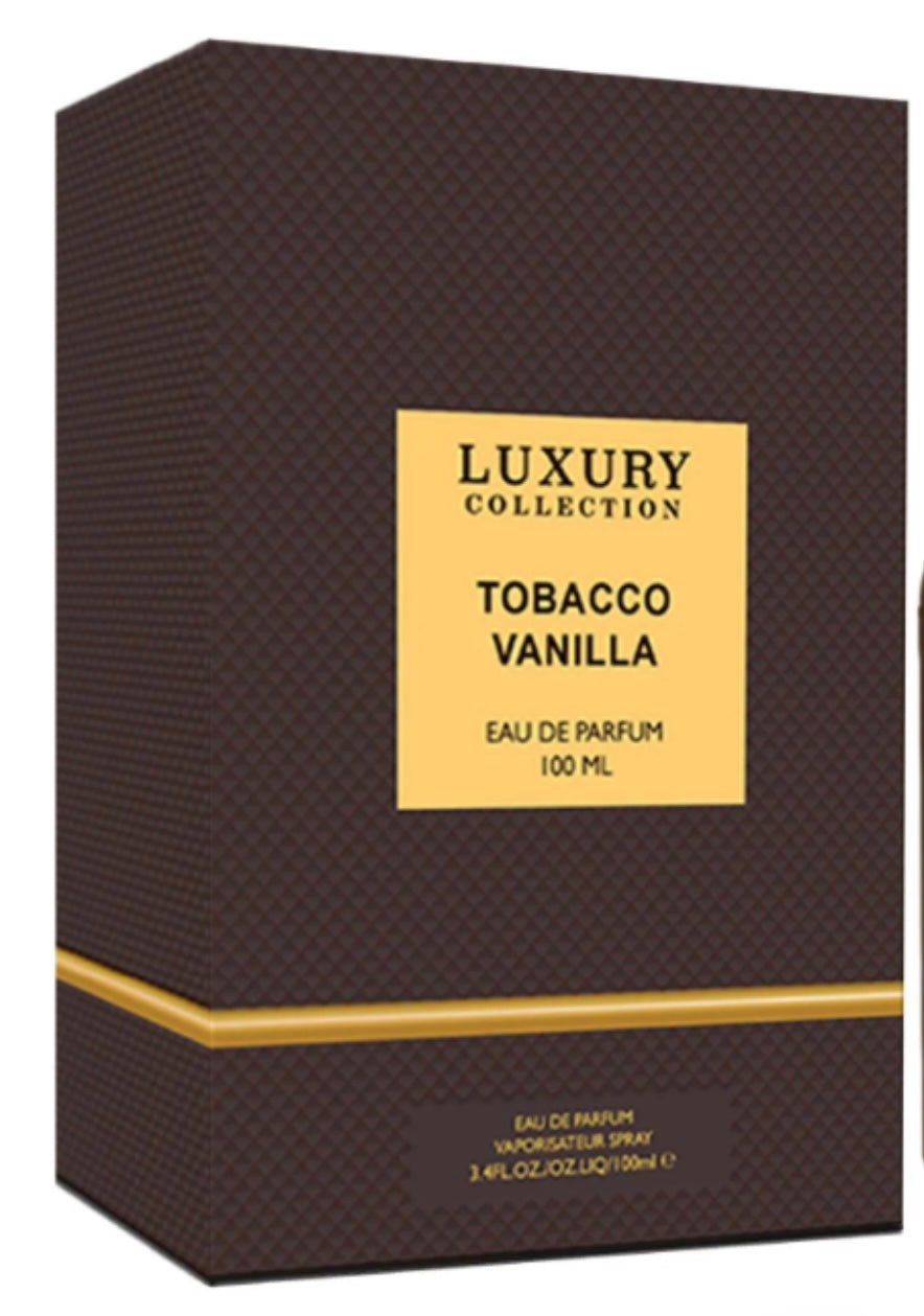 Tobacco Vanilla Luxury Collection EAU de Parfum 3.4 oz Made in UAE