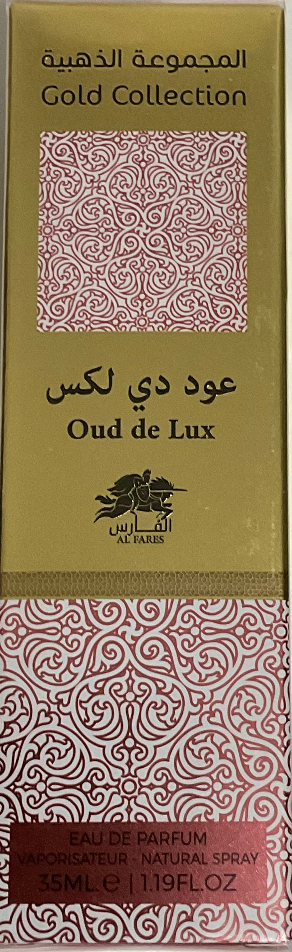 Oud de Lux Gold Collection Emper Eau de Parfum 1.19oz Made in UAE