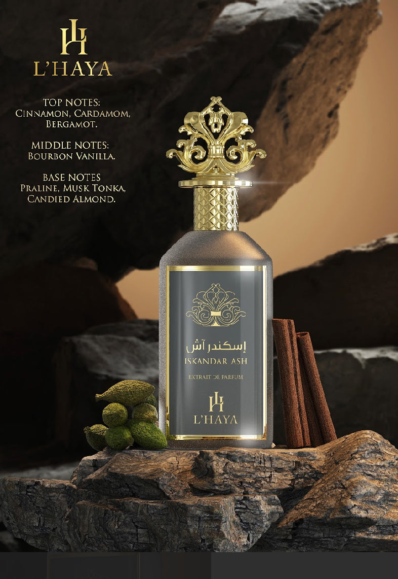 Iskandar Ash L’Haya Extrait de Parfum 3.4oz Made in UAE