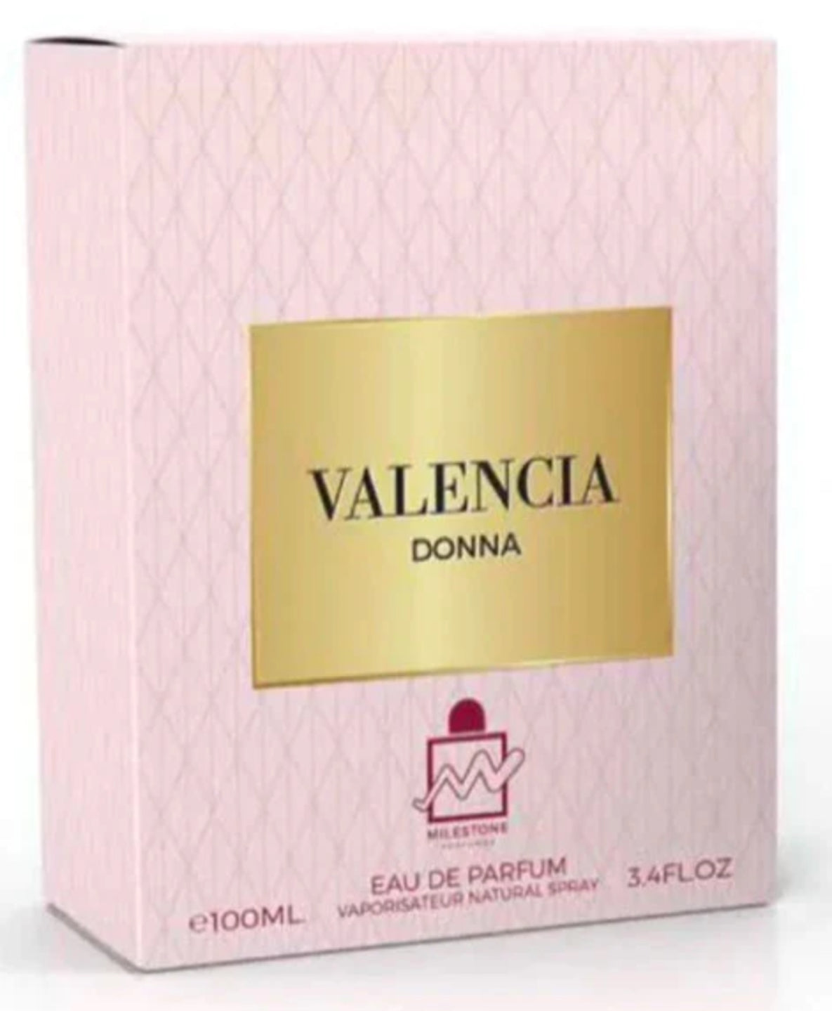 Valencia Donna Milestone Eau de Parfum 3.4oz Made in UAE