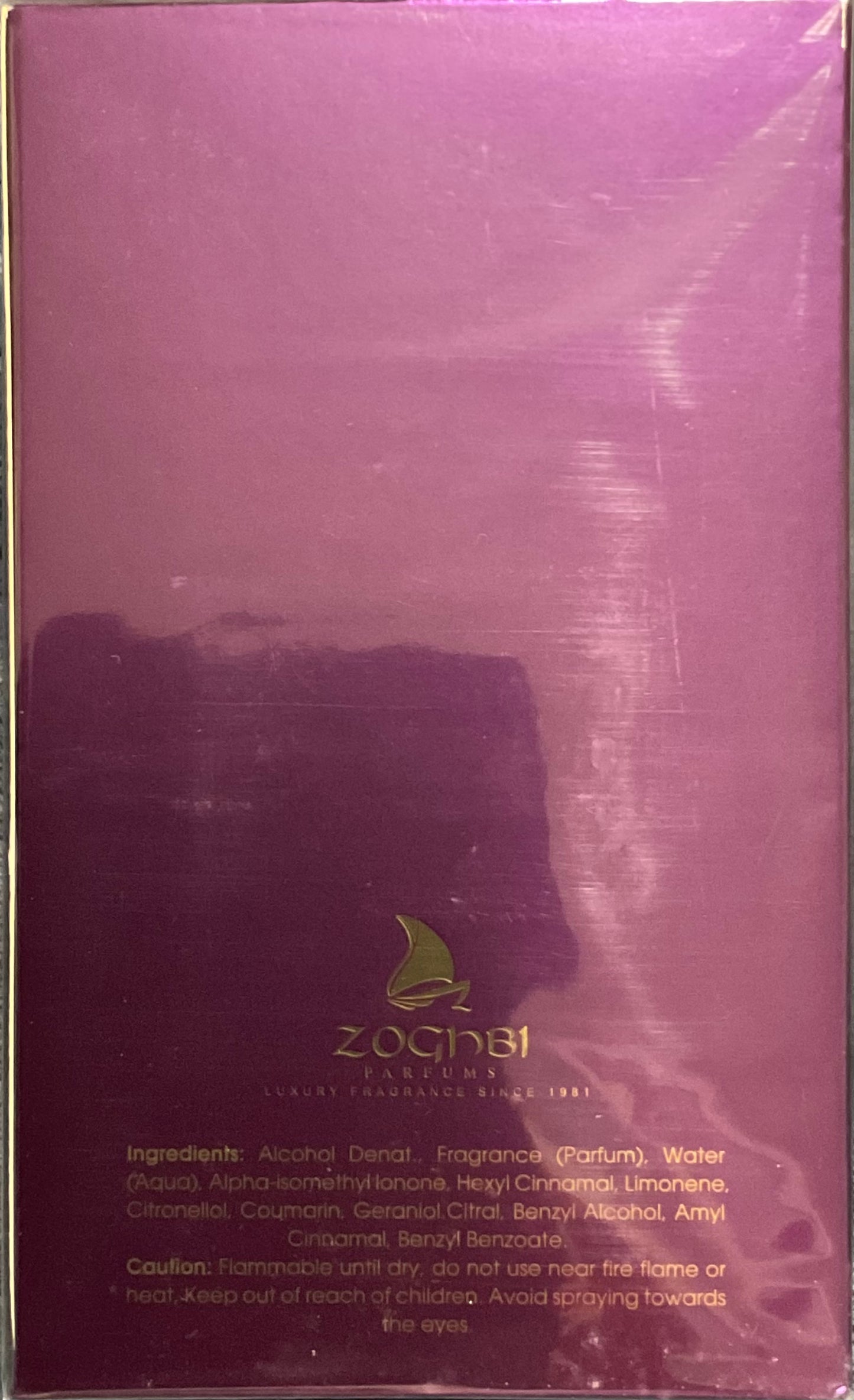 Crystallo Collection ll Zakat Eau de Parfum 3.4oz Made in UAE