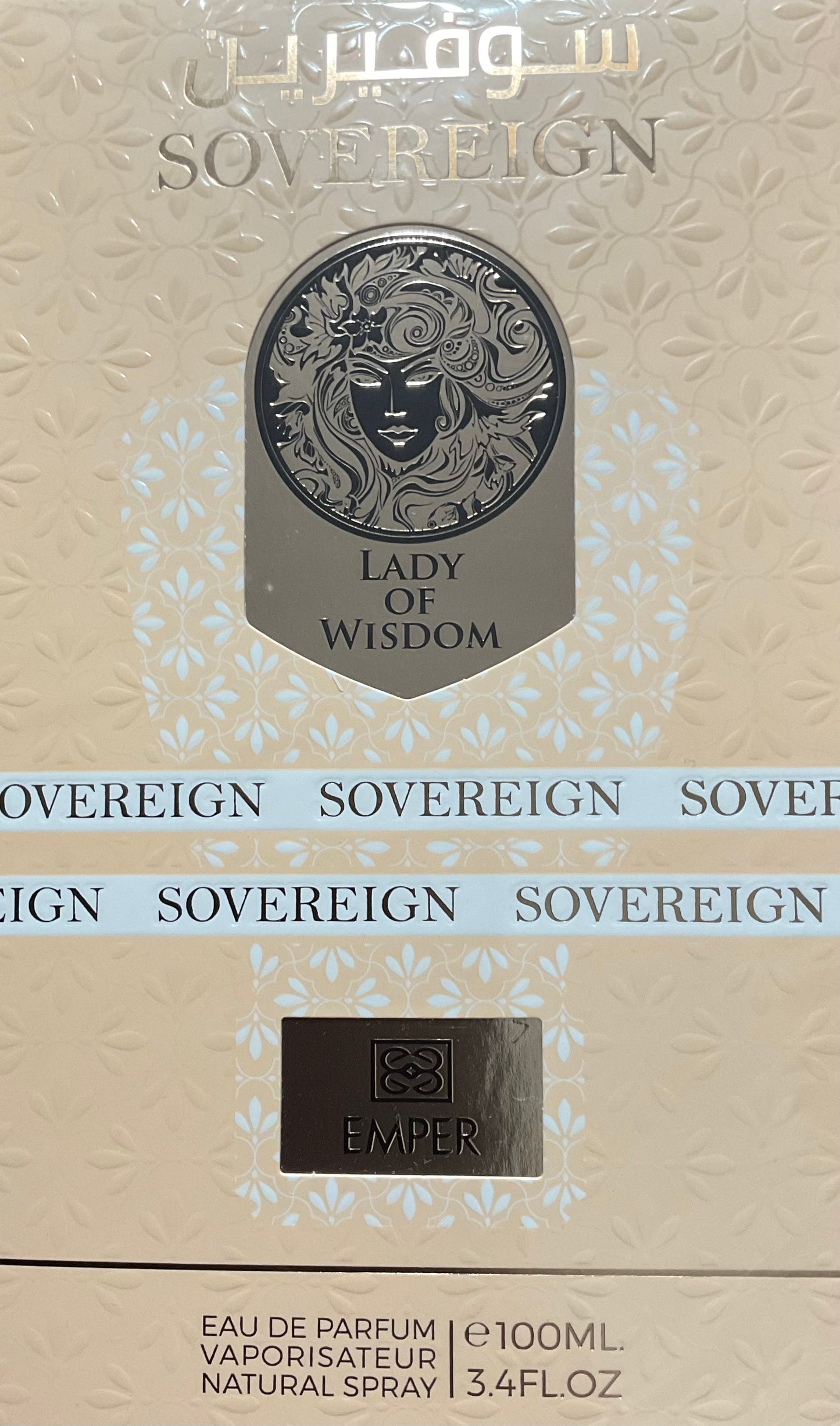 Lady Of Wisdom Sovereign Emper Eau de Parfum 3.4oz Made in UAE