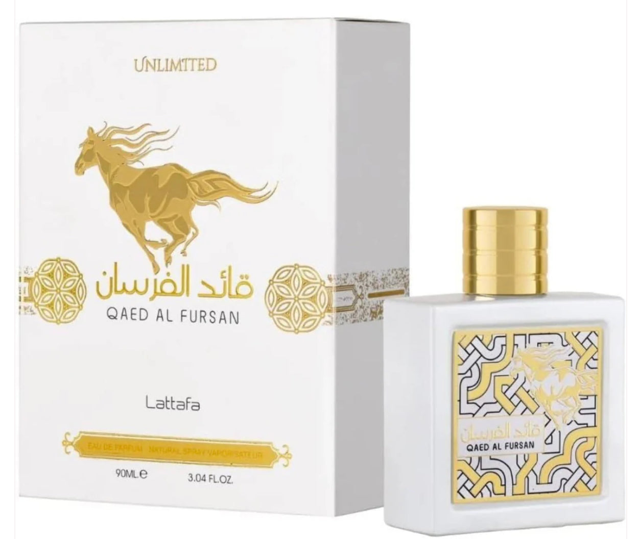 Qaed Al Fursan Lattafa Eau de Parfum 3.0 oz Made in UAE