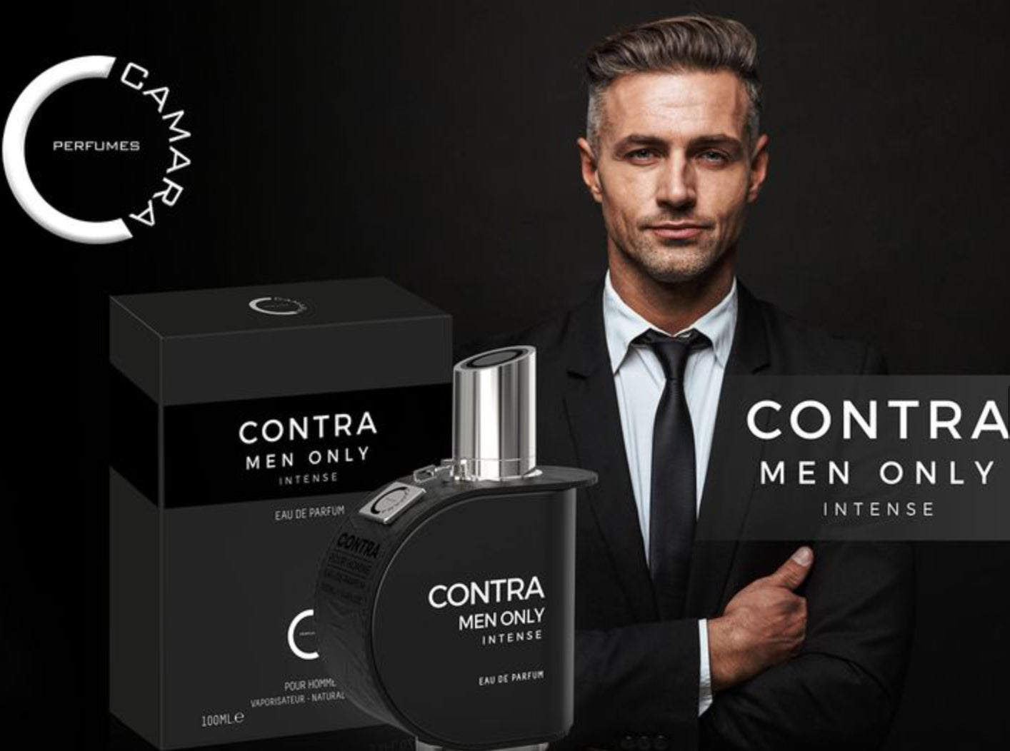 Contra Men Only Intense Camara Eau de Parfum 3.4oz Made in UAE