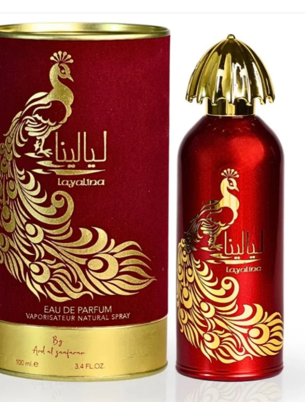 Layalina Ard Al Zaafaran EAU de Parfum 3.4 oz Made in UAE