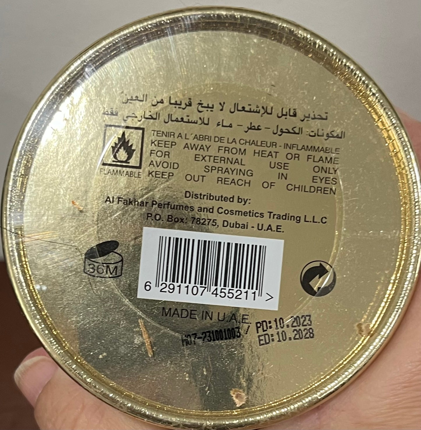 Sillage Oros Riiffs EAU de Parfum 3.4 oz Made in UAE