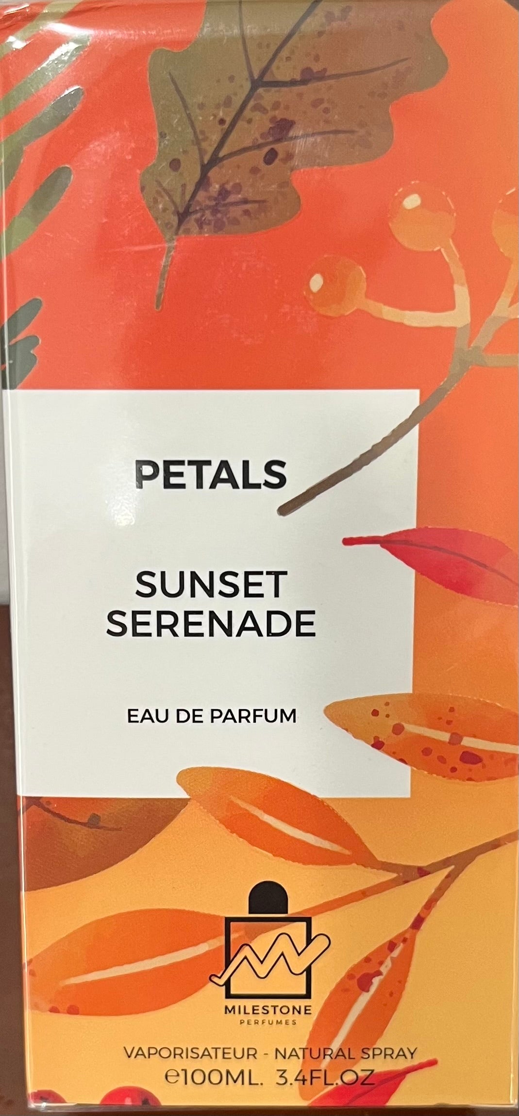 Sunset Serenade Petals Milestone Eau de Parfum 3.4oz Made in UAE