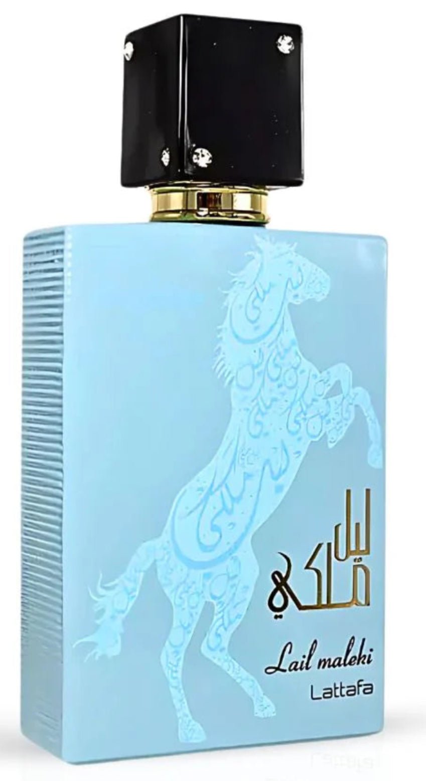 Lail Maleki Moroccan Blue Lattafa Eau de Parfum 3.4oz Made in UAE