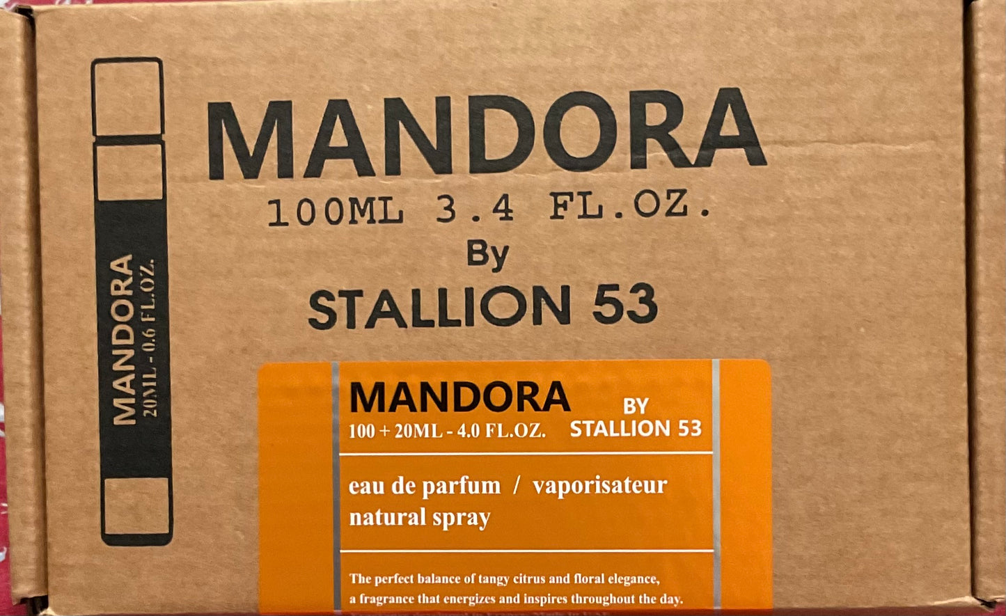 Mandora Stallion 53 Eau de Parfum 4.0oz Made in UAE