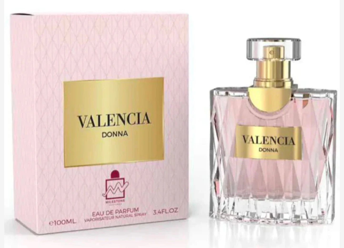 Valencia Donna Milestone Eau de Parfum 3.4oz Made in UAE