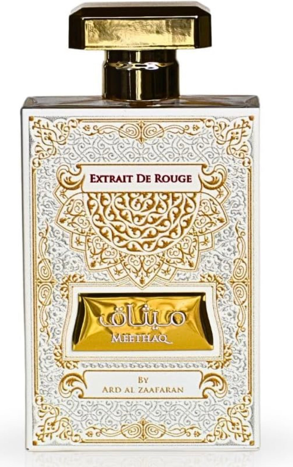 Meethaq Extrait de Rouge Ard Al Zaafaran EAU de Parfum 3.4 oz Made in UAE