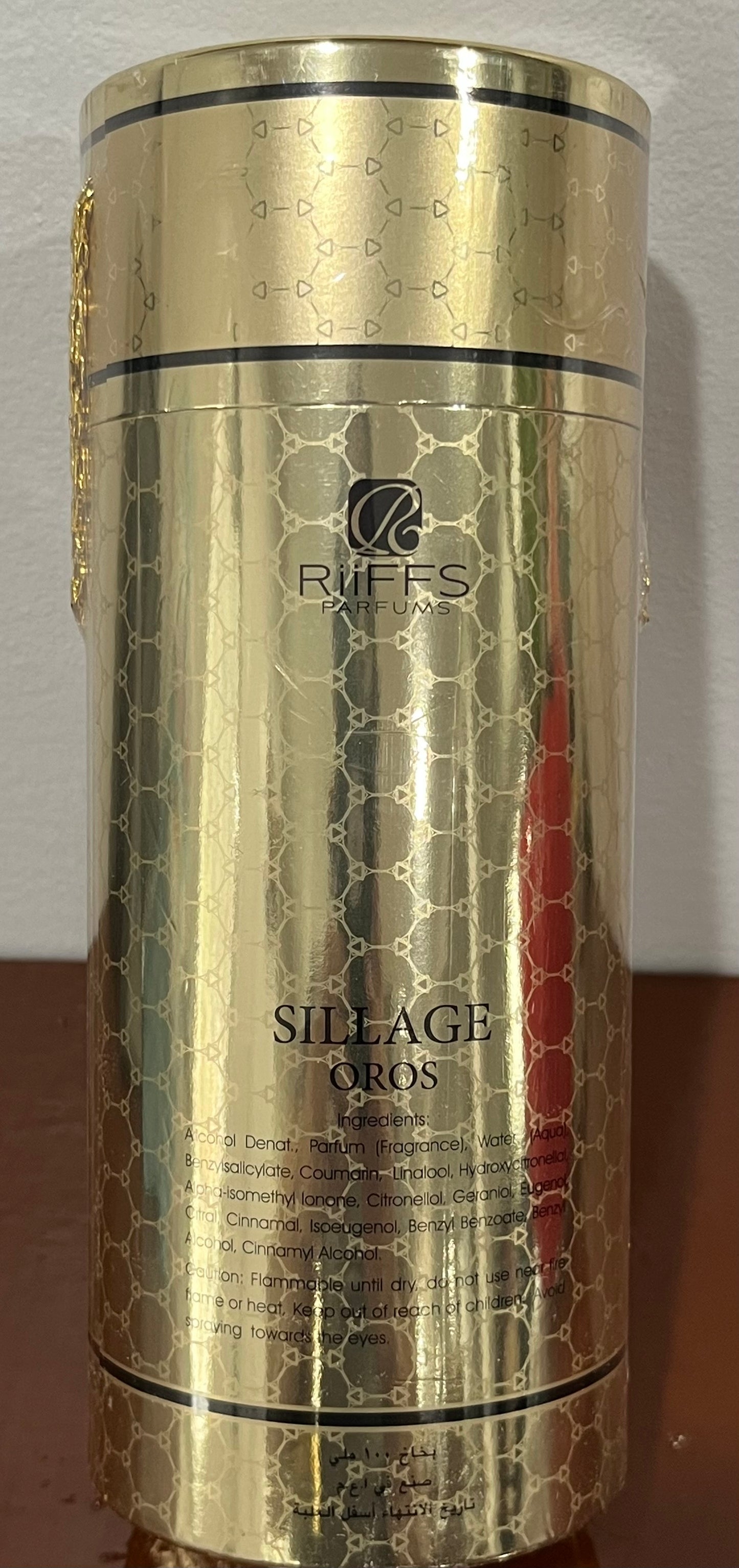 Sillage Oros Riiffs EAU de Parfum 3.4 oz Made in UAE