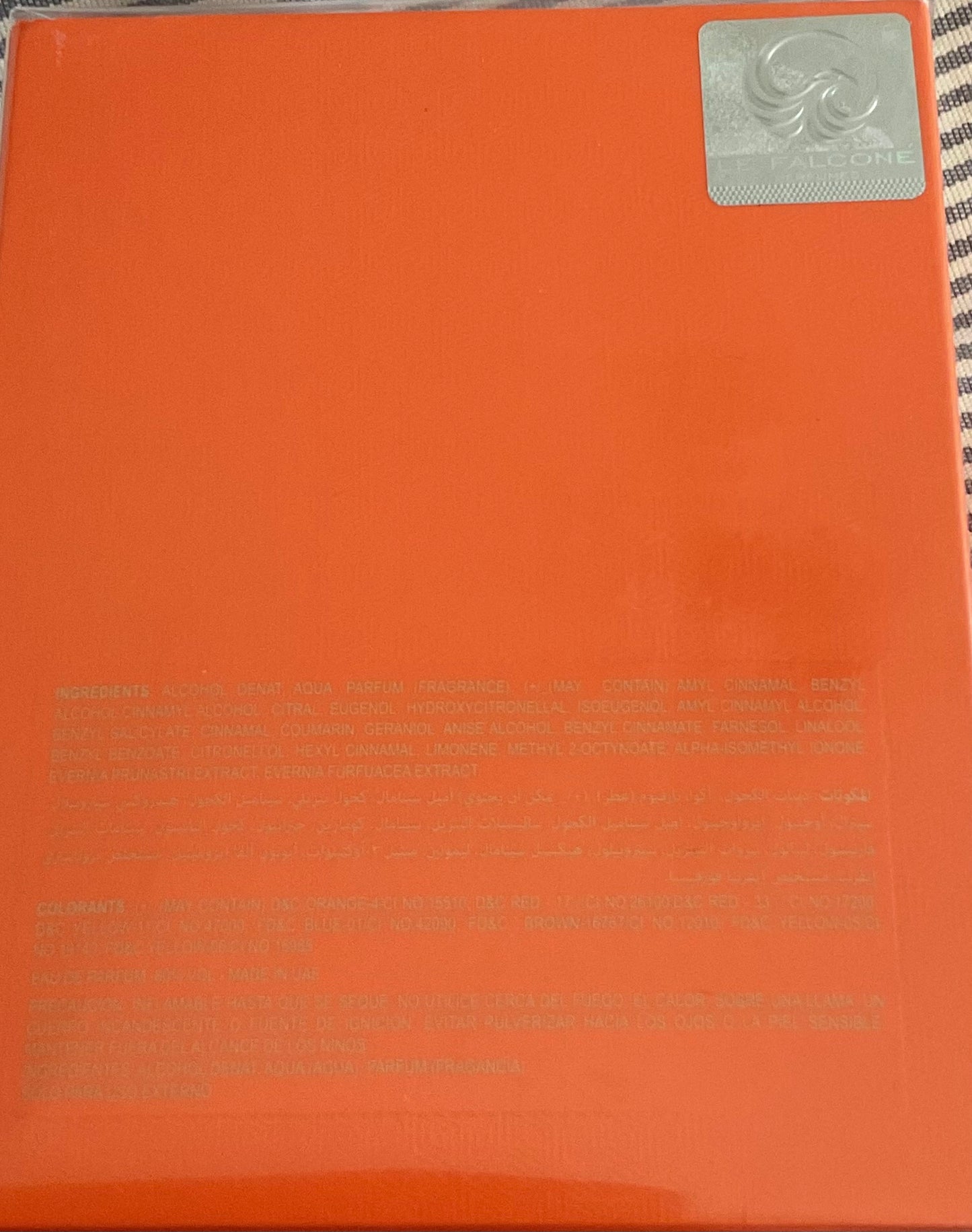 Majestic Supreme Le Falcone Eau de Parfum 3.4oz Made in UAE