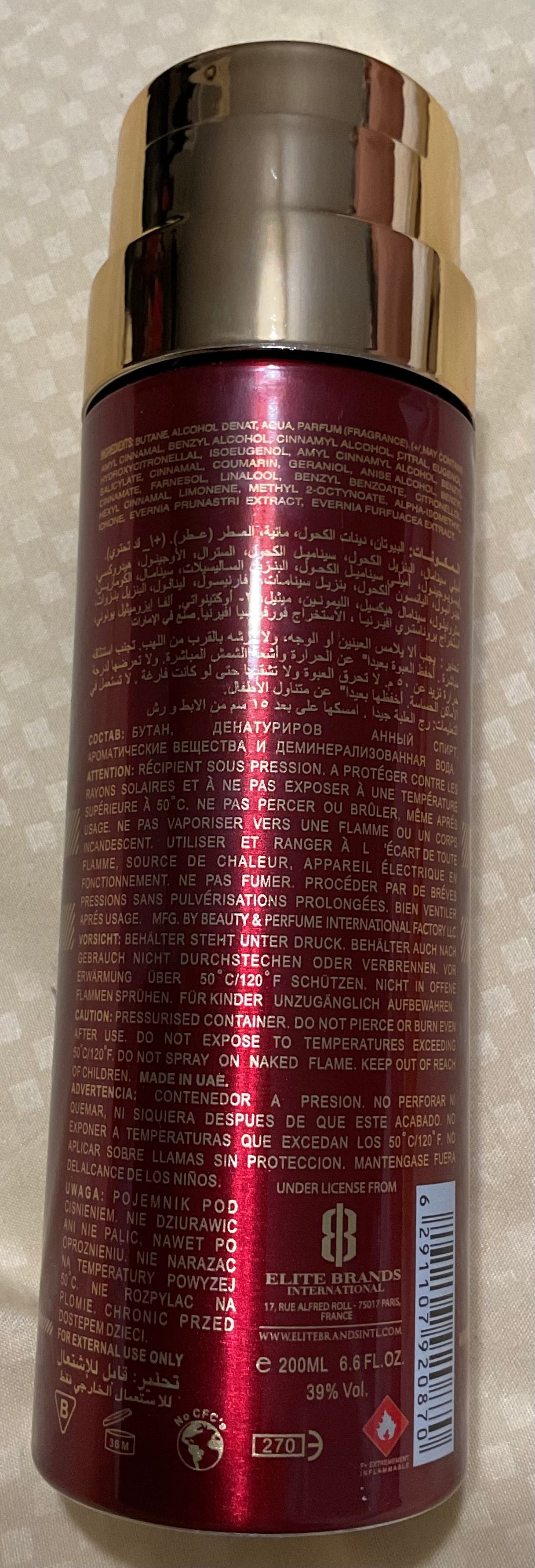 Hashtag Pour Femme Mirada Perfumed Spray 6.6oz Made in UAE