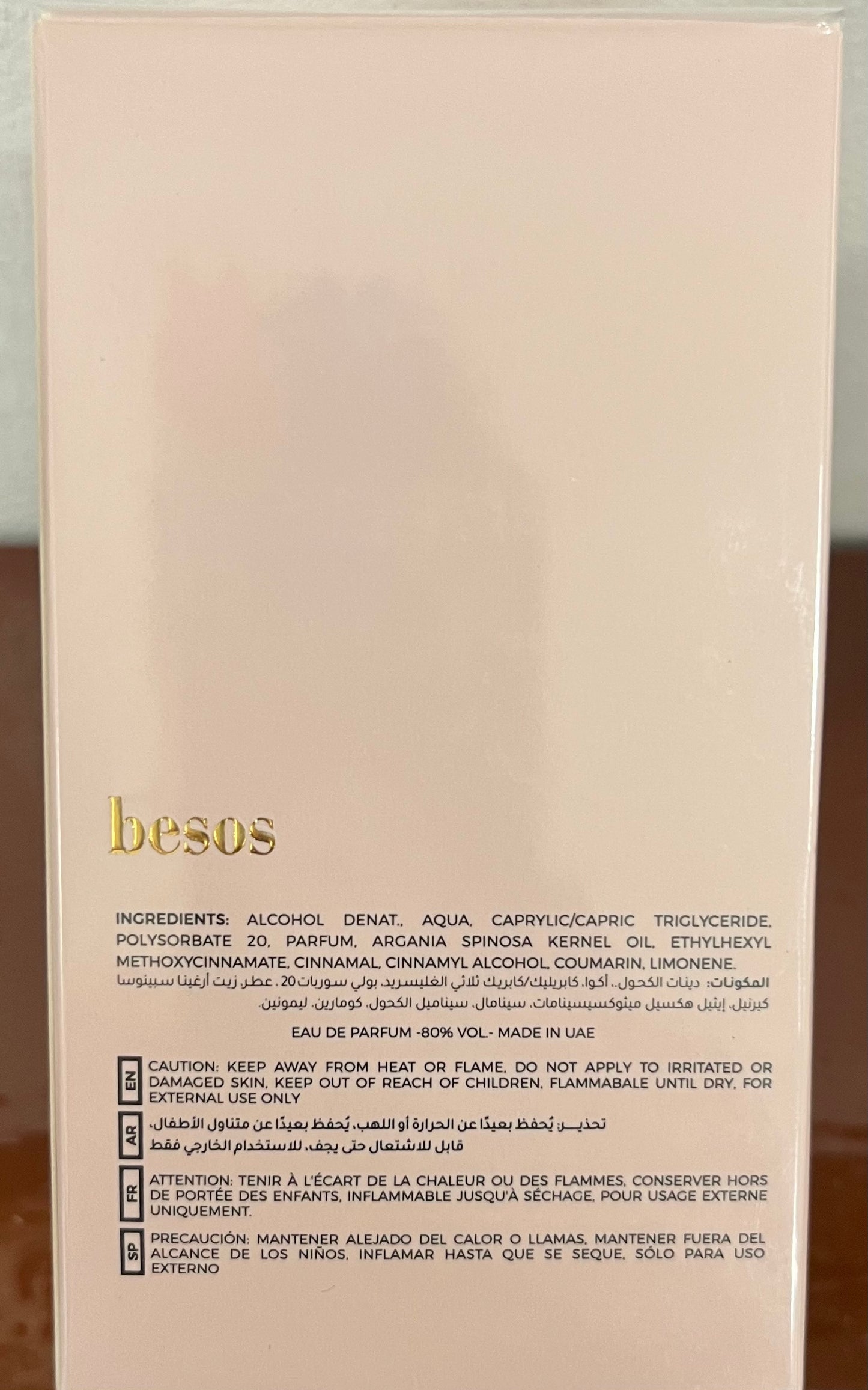 Besos Hair Perfume Infused With Argan 1.7oz Made in UAE