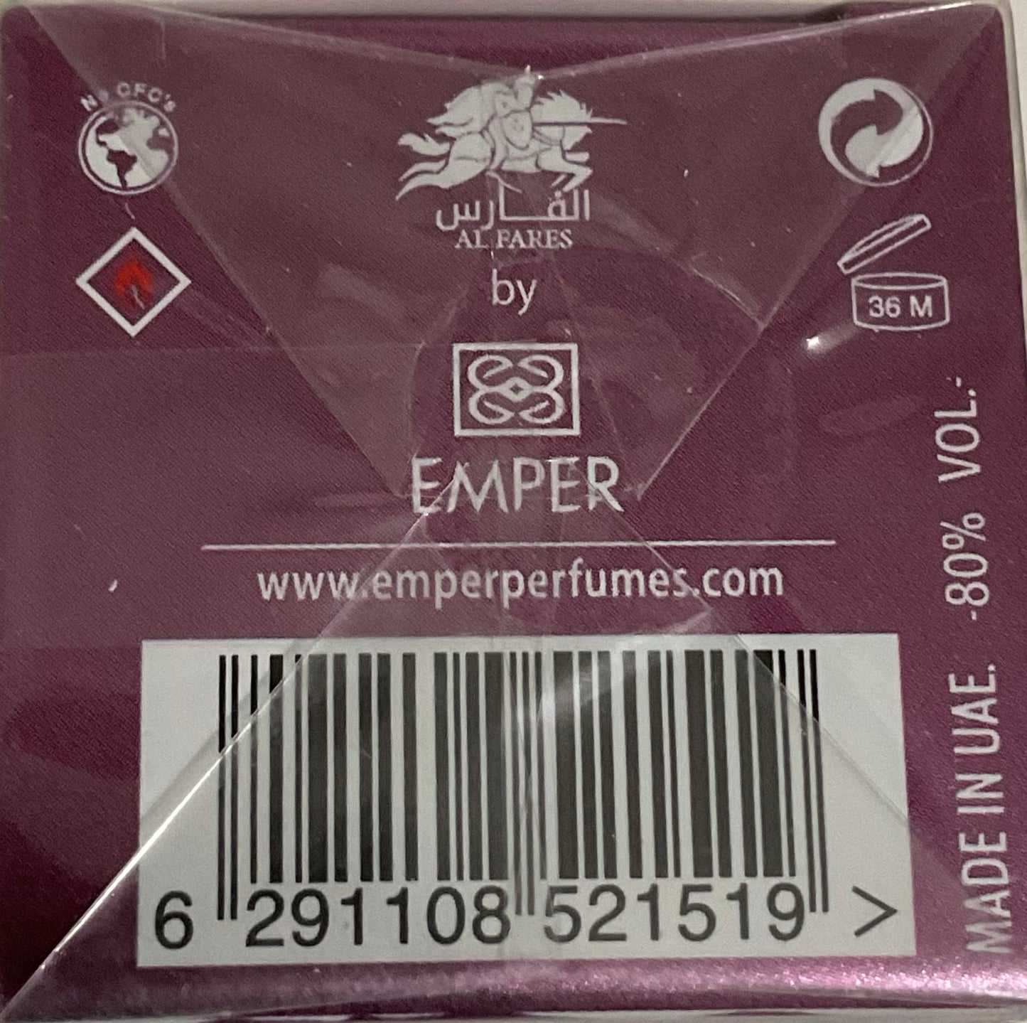 Kunuz Gold Collection Emper Eau de Parfum 1.19oz Made in UAE