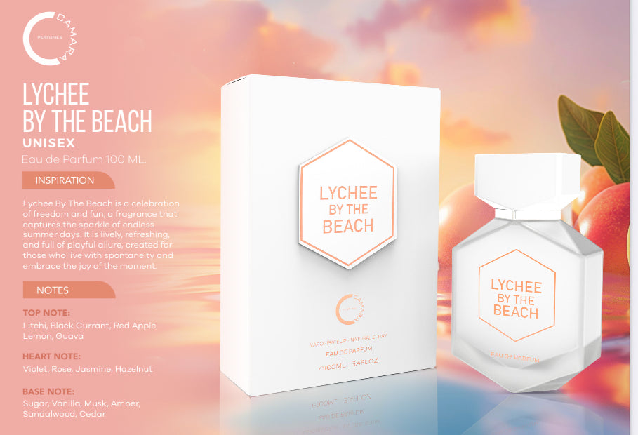 Lychee by the Beach Camara 3.4oz Made in UAE