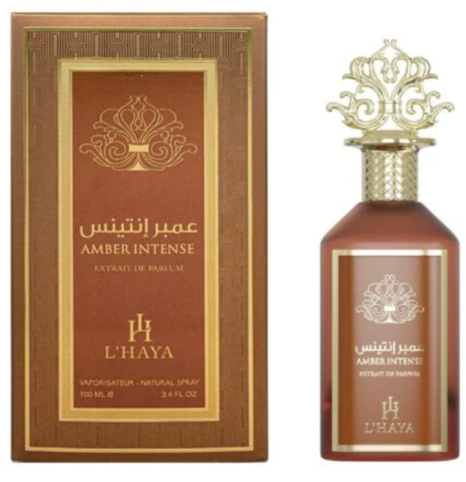 Amber Intense L’Haya Extrait de Parfum 3.4oz Made in UAE
