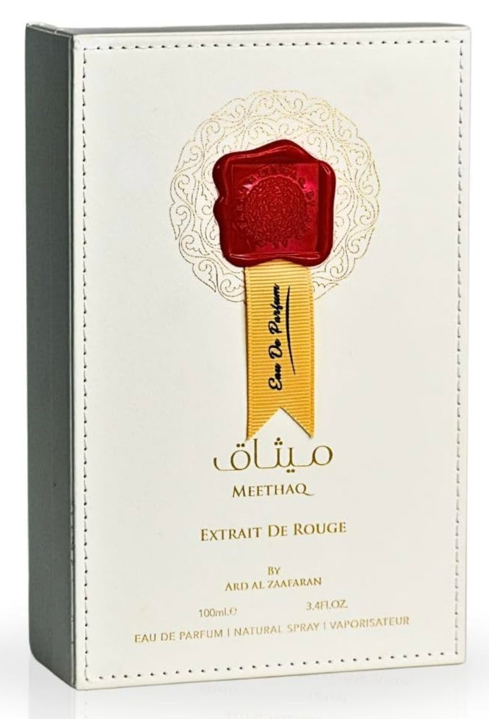 Meethaq Extrait de Rouge Ard Al Zaafaran EAU de Parfum 3.4 oz Made in UAE