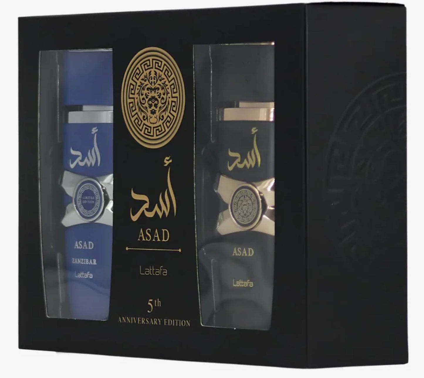 Asad Zanzibar Lattafa Set Eau de Parfum 3.4oz Made in UAE
