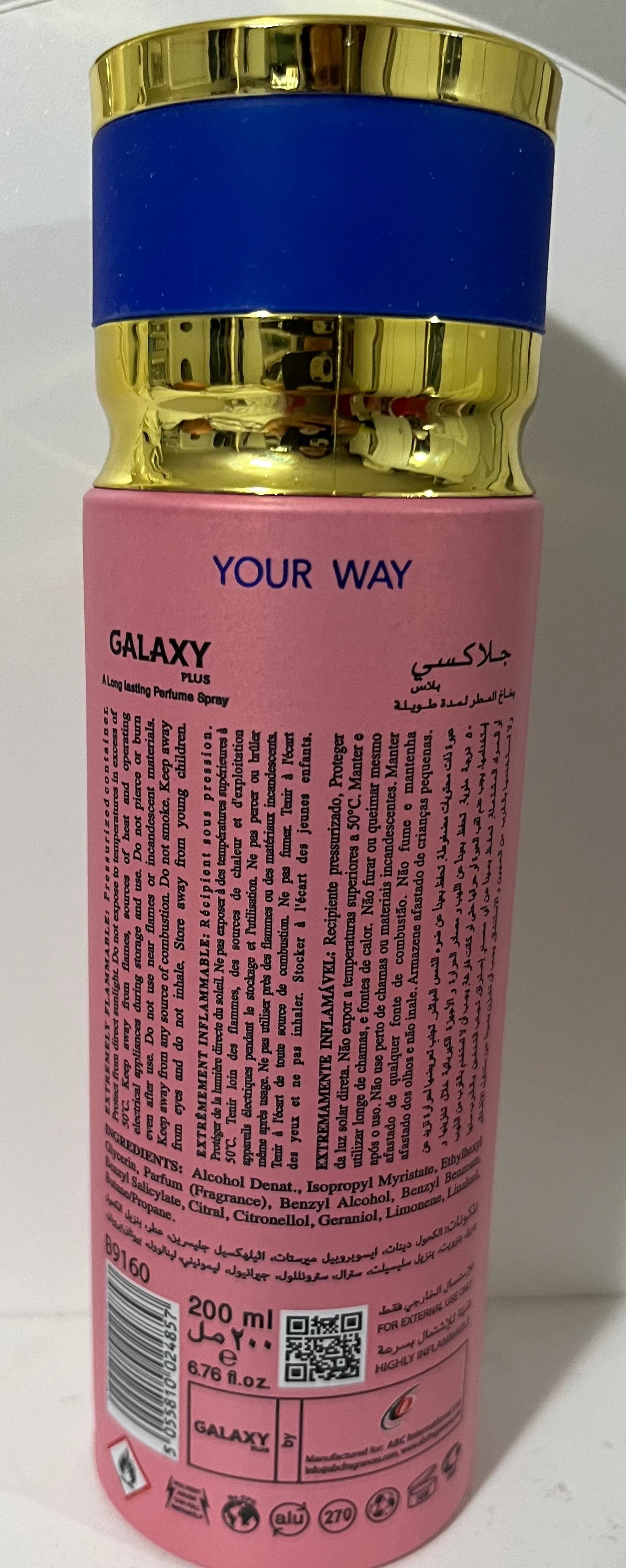 Your Way Galaxy Concept perfume spray 200ml Made in UAE