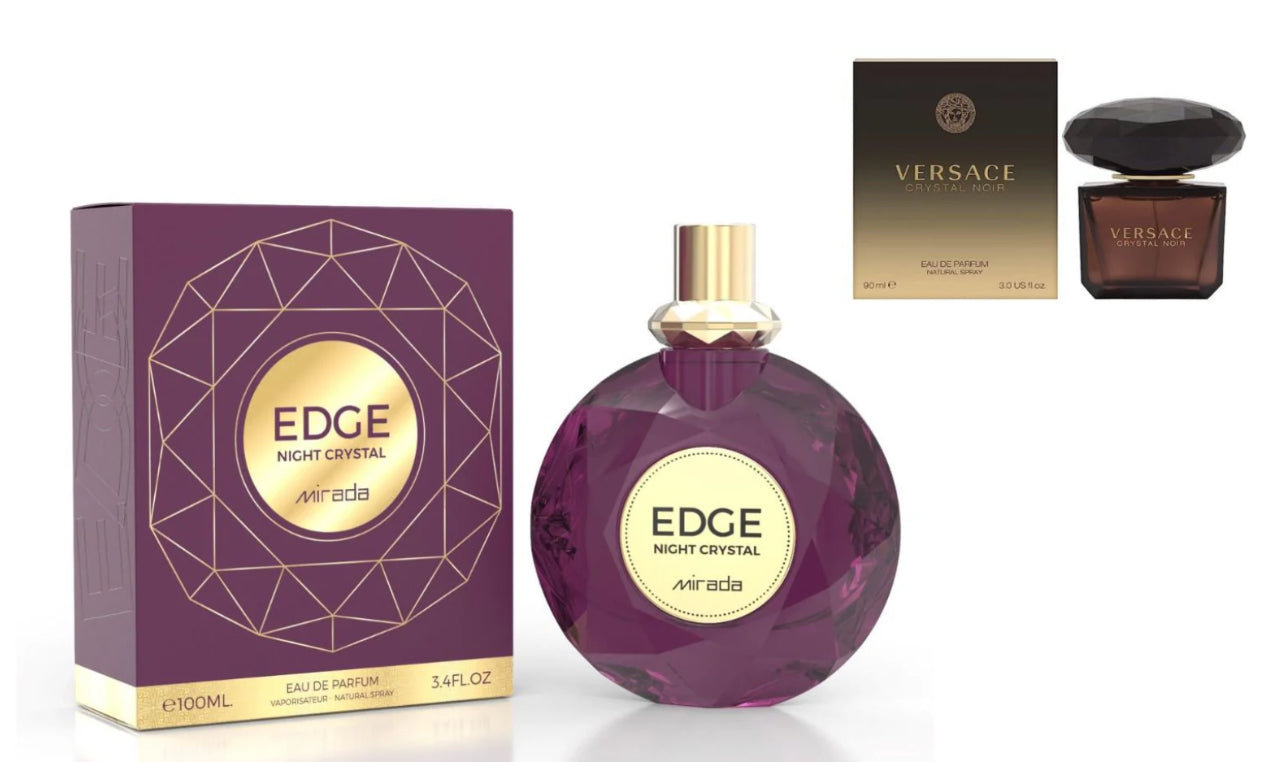Night Crystal Edge Mirada Eau de Parfum 3.4oz Made in UAE