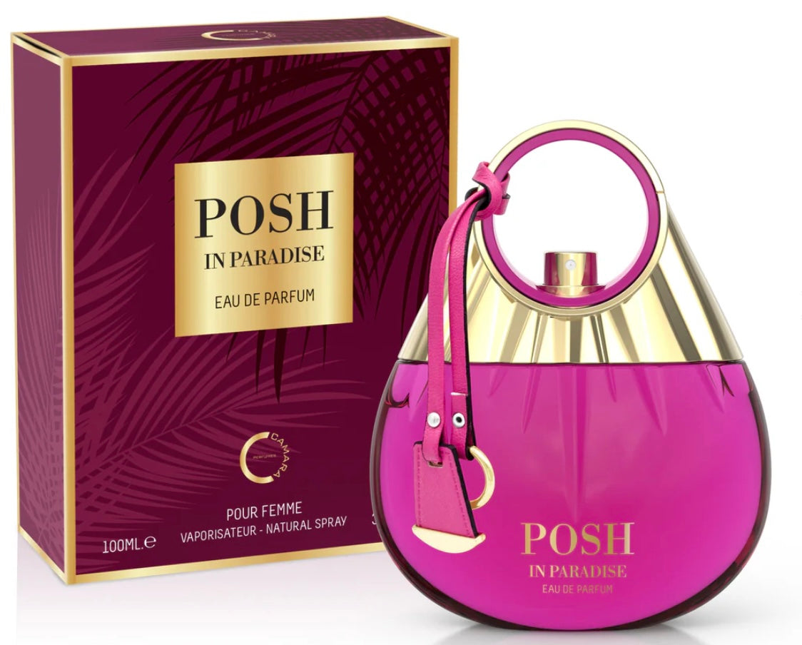 Posh in Paradise Camara Eau de Parfum 3.4oz Made in UAE