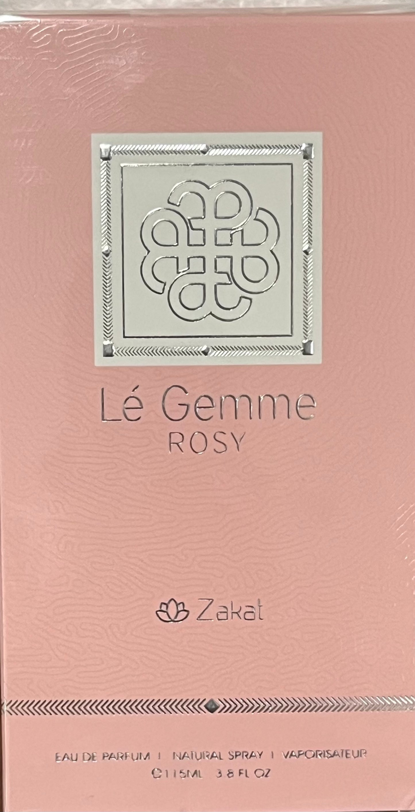 Le Gemme Rosy Zakat EAU de Parfum 3.4 oz Made in UAE