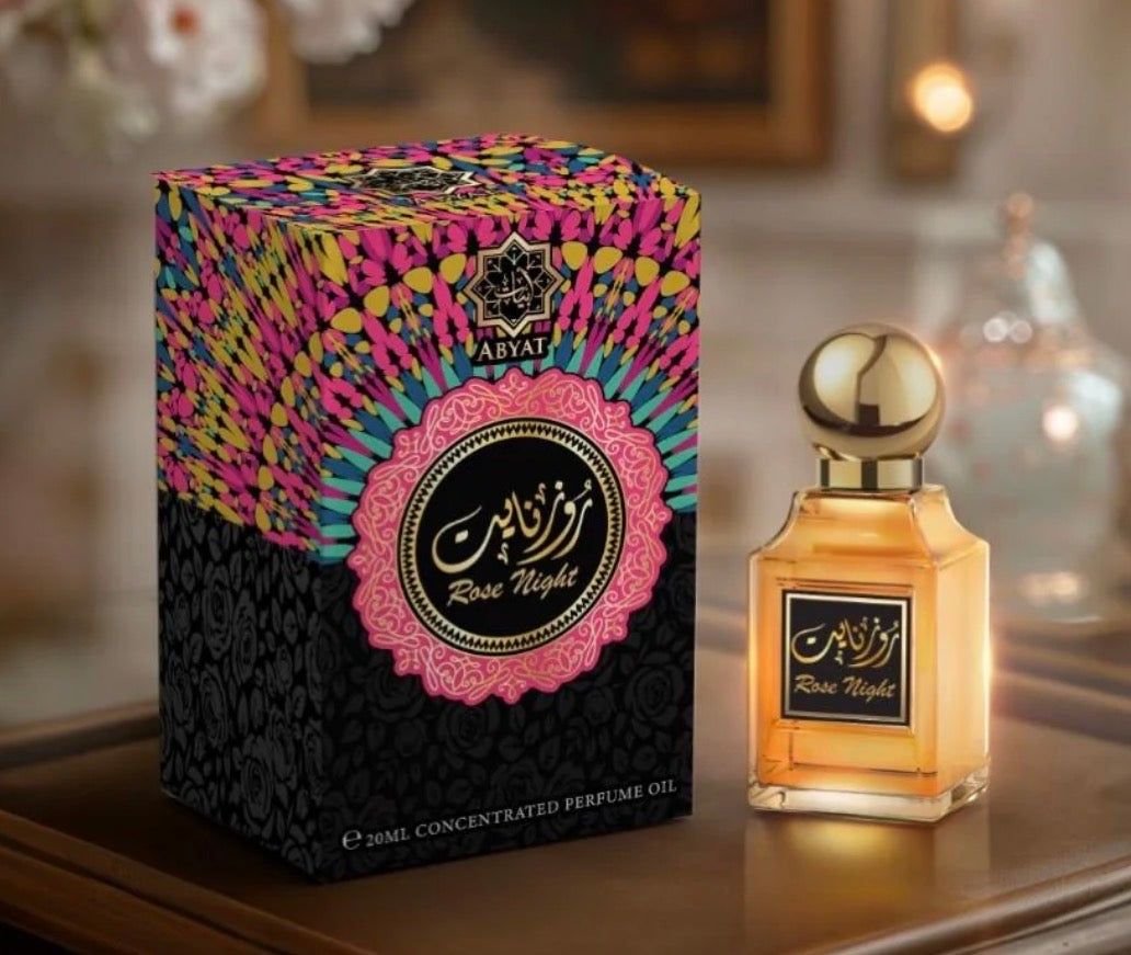 Rose Night Abyat Concentrated Perfume Oil 0.20ml Made in UAE