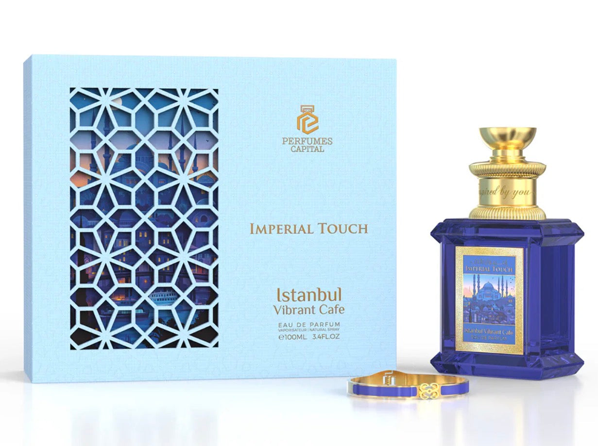 Istanbul Vibrant Cafe Imperial Touch Emper Eau de Parfum 3.4oz Made in UAE