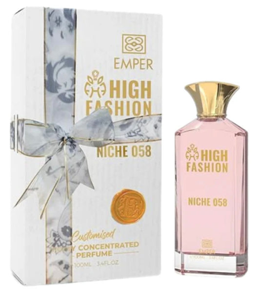 High Fashion Niche 058 Emper Concentrated Perfume 3.4oz Made in UAE