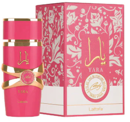 Yara Candy Lattafa Eau de Parfum 3.4 oz Made in UAE