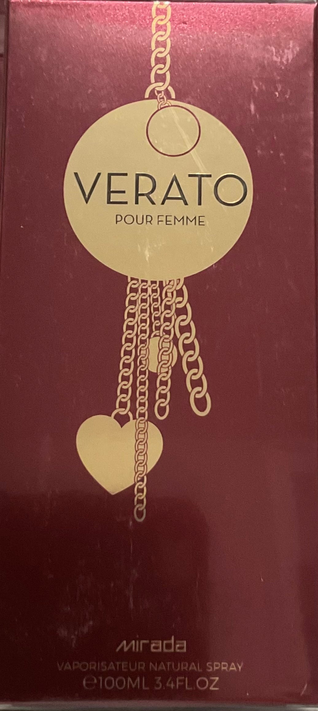 Verato Pour Femme Mirada Eau de Parfum 3.4oz Made in UAE