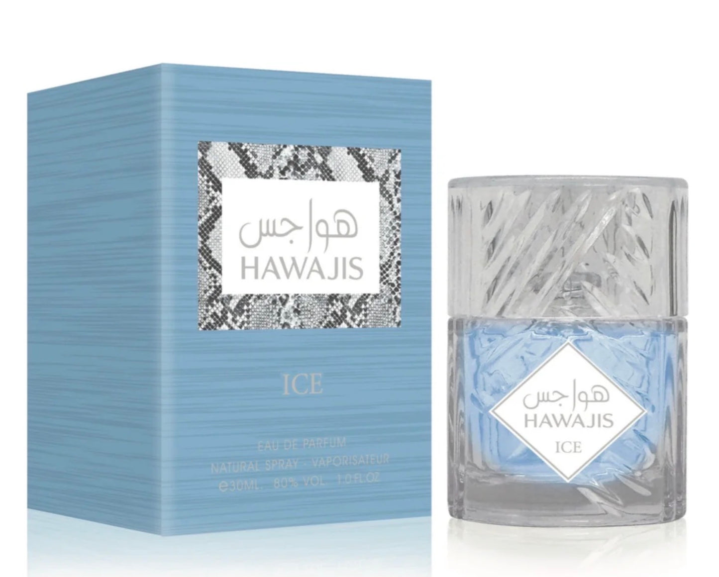 Hawajis Ice Eau de Parfum 1.0oz Made in UAE