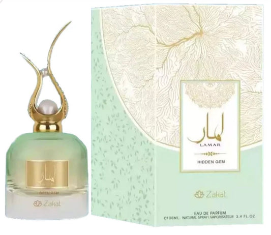 Lamar Hidden Gem Zakat EAU de Parfum 3.4 oz Made in UAE