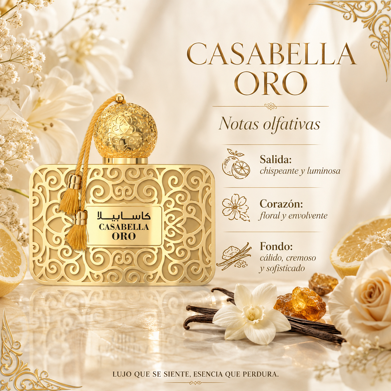 Casabella Oro Le Chameau Eau de Parfum 3.4oz Made in UAE