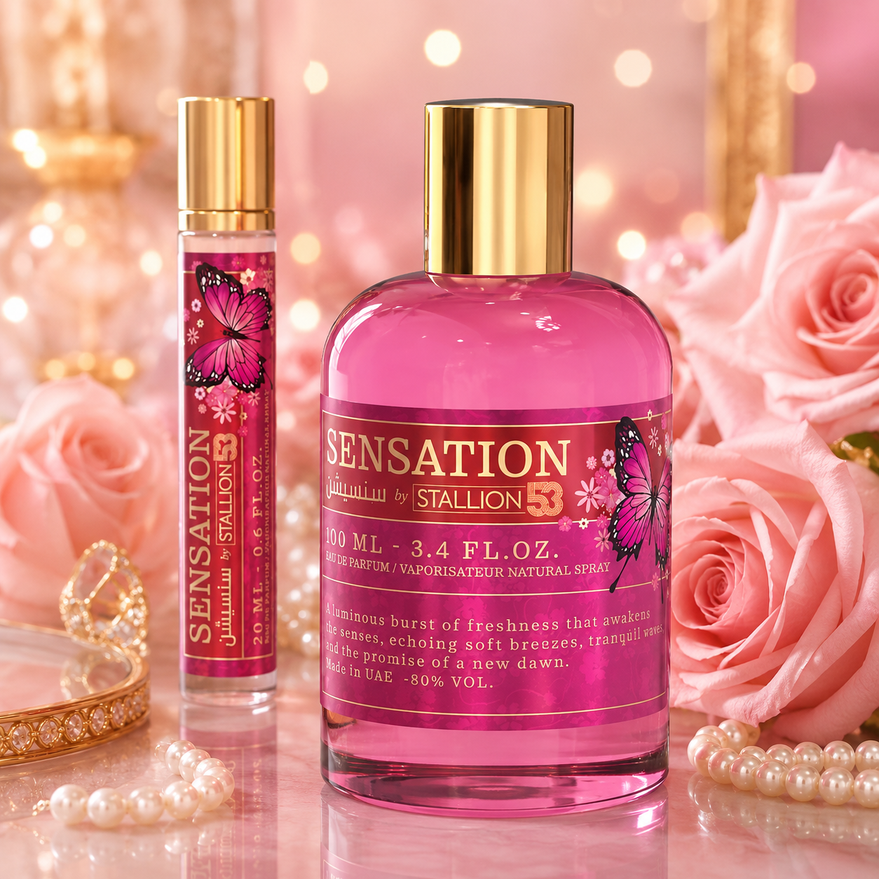Sensation Set Emper Eau de Parfum 3.4oz - 0.20ml Made in UAE
