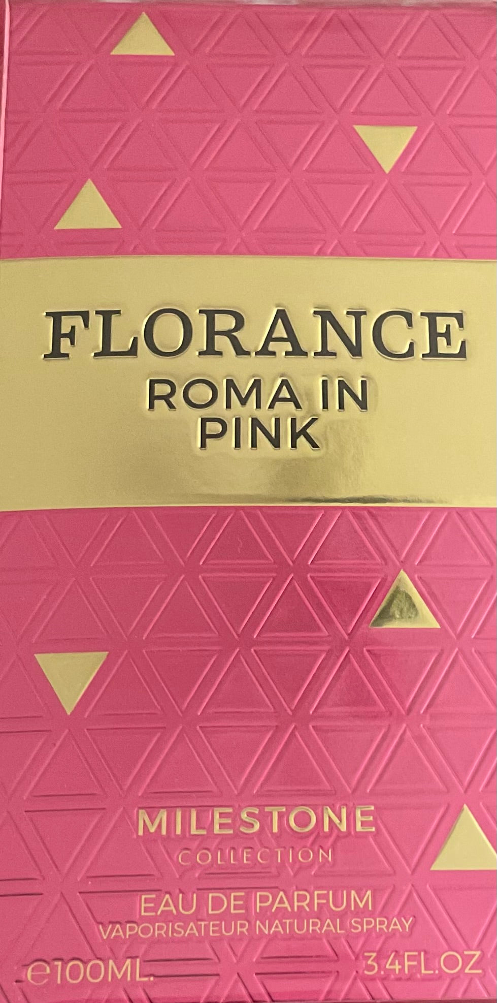 Florance Roma in Pink Milestone Eau de Parfum 3.4oz Made in UAE