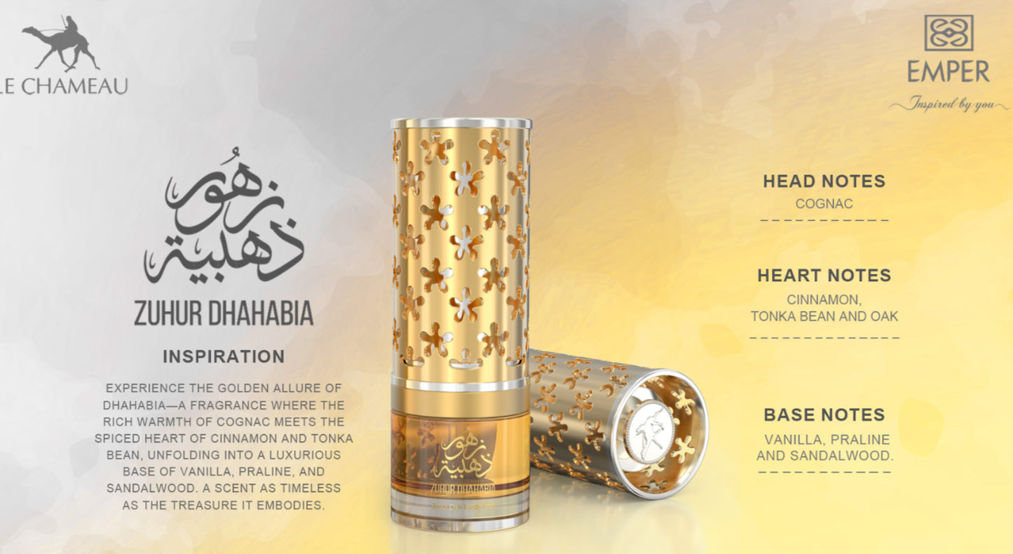 Zuhur Dhahabia Le Chameau Eau de Parfum 2.7oz Made in UAE